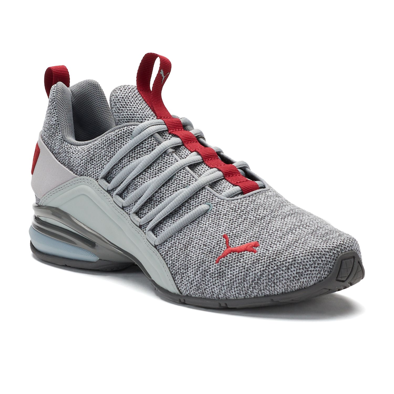 puma viz runner black and red