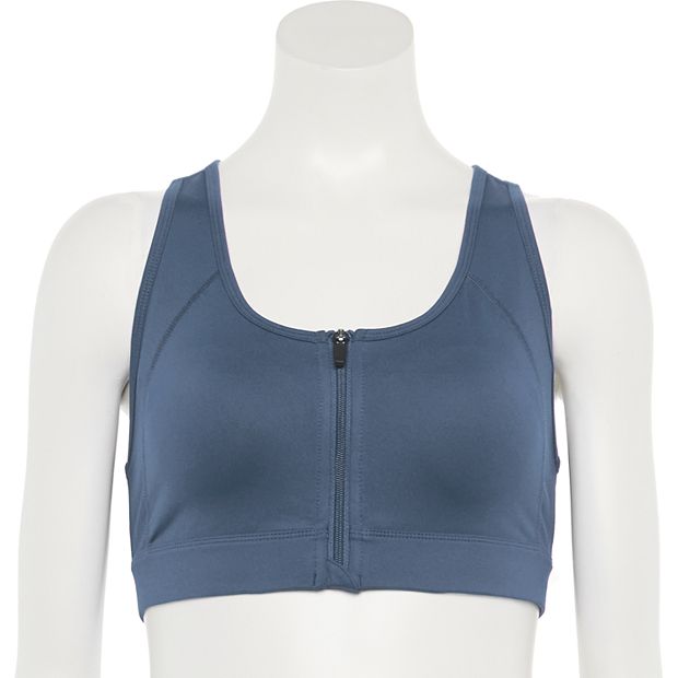 Fila front zip sports bra on sale