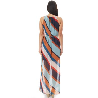 Women's Apt. 9® Striped Chiffon Maxi Dress