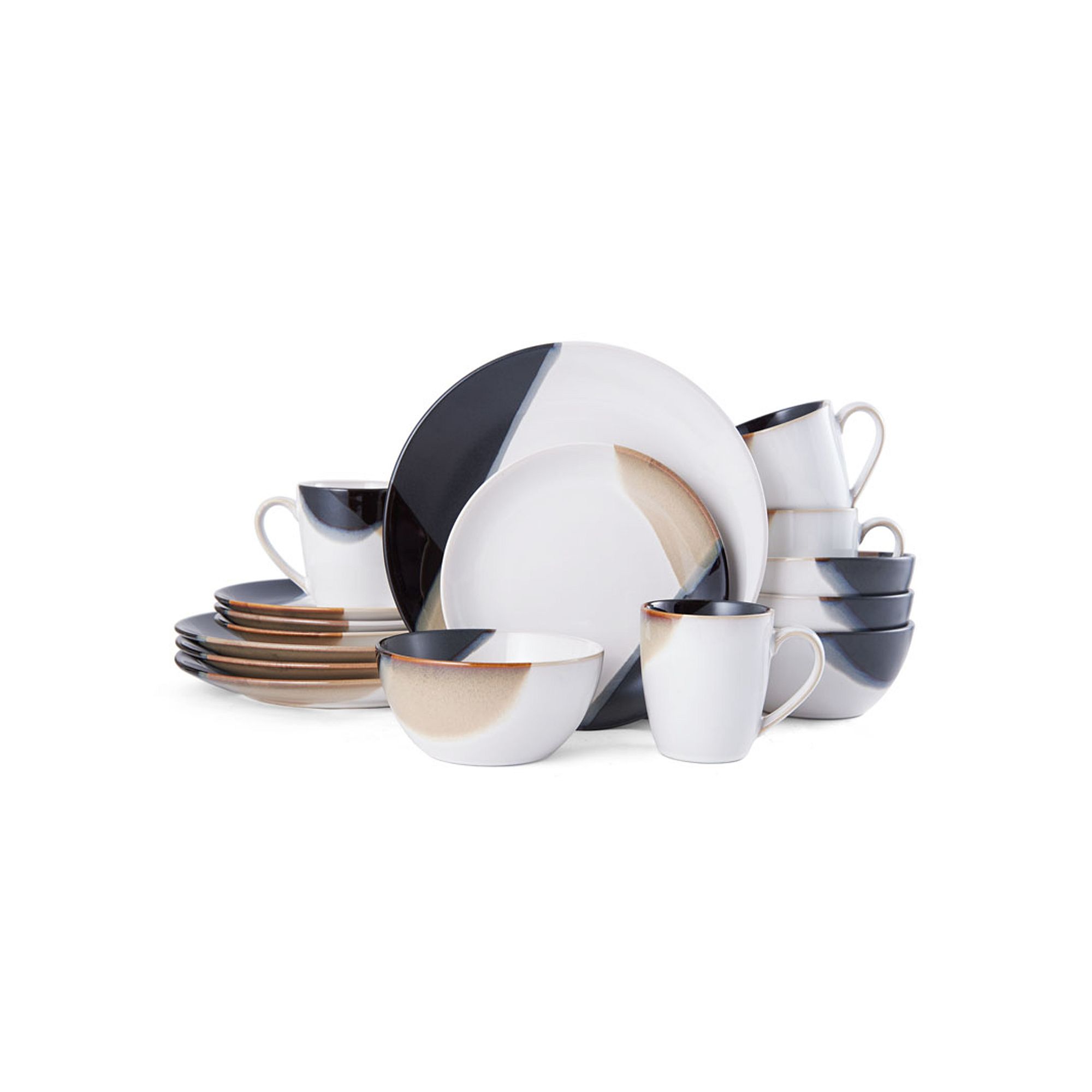 Gourmet Basics Caden 16-pc. Dinnerware Set, Multicolor