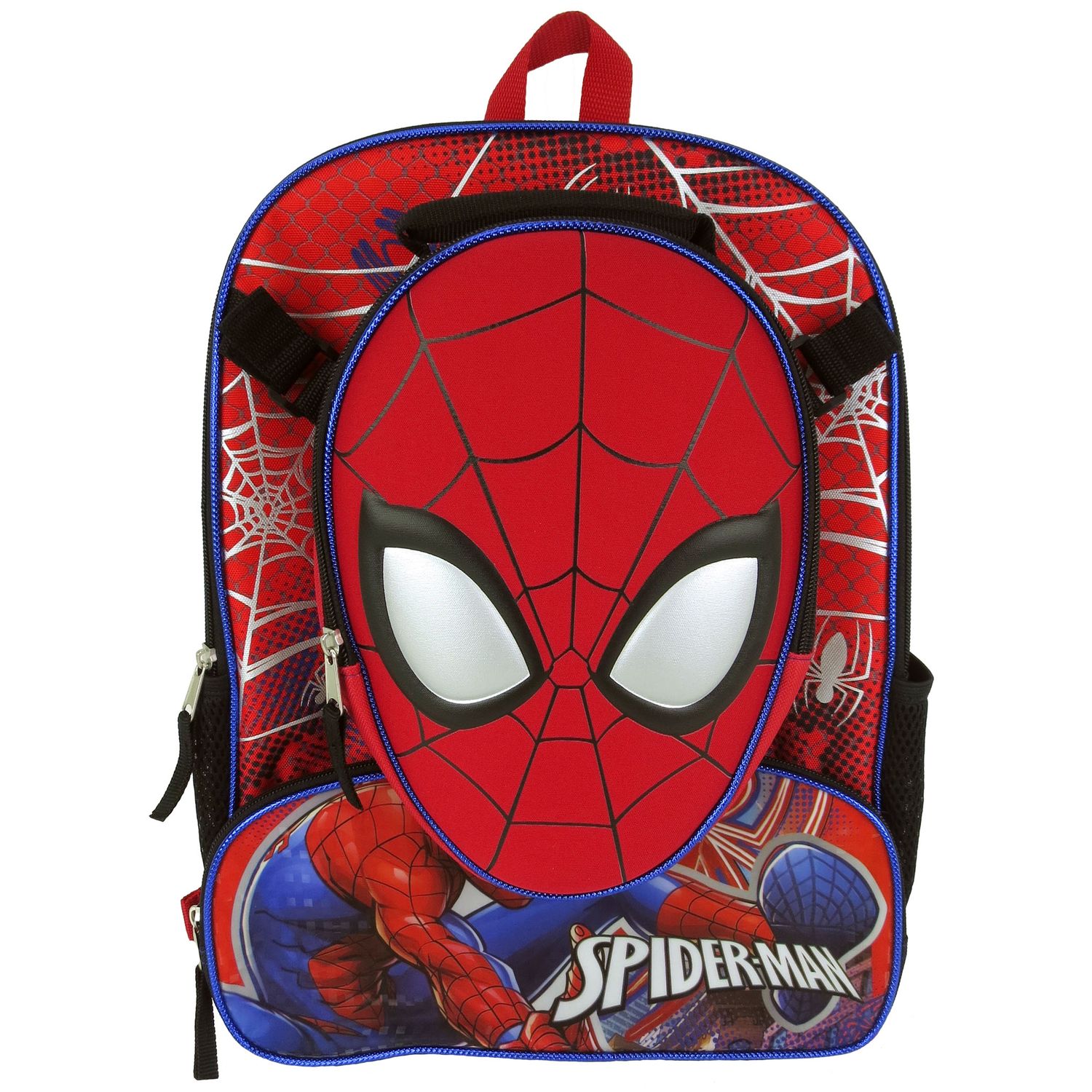 spiderman backpack and lunch bag