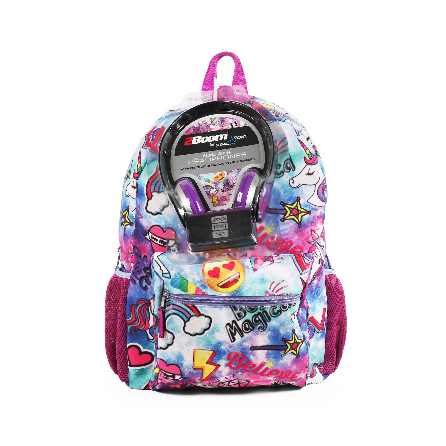 unicorn emoji backpack