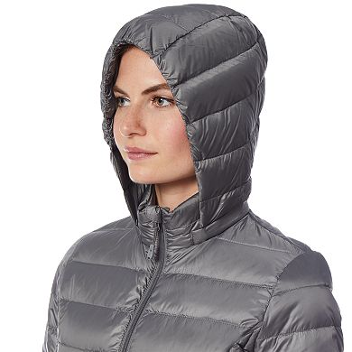 Women's HeatKeep Hooded Packable Puffer Down Jacket