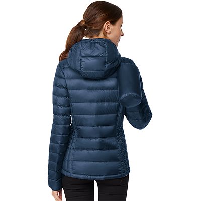 Women s HeatKeep Hooded Packable Puffer Down Jacket