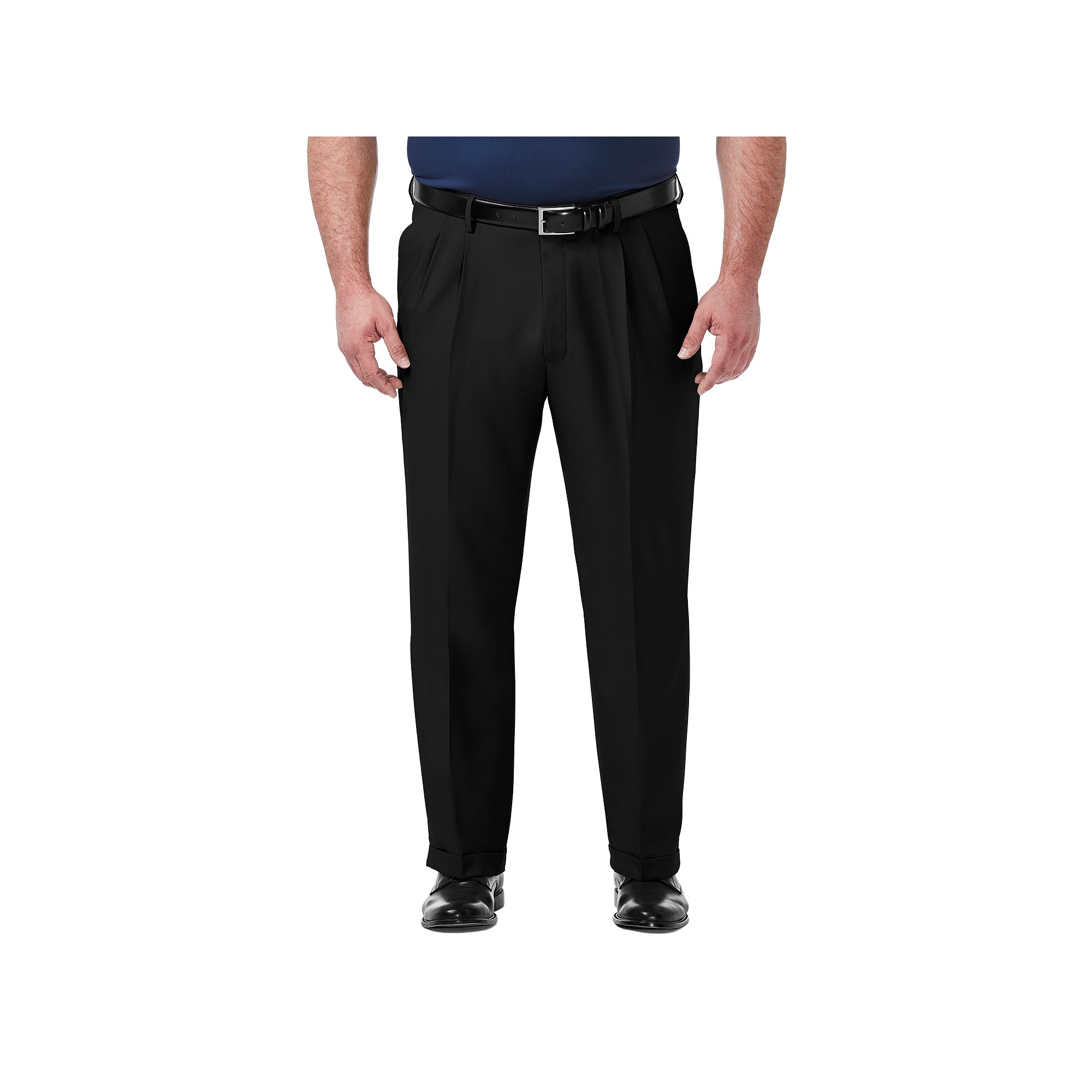 Big & Tall Haggar® Premium Comfort Classic-Fit Pleated Hidden Expandable W