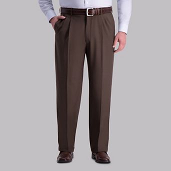 Big & Tall Haggar® Premium Comfort Classic-Fit Pleated Hidden Expandable Waistband Dress Pants