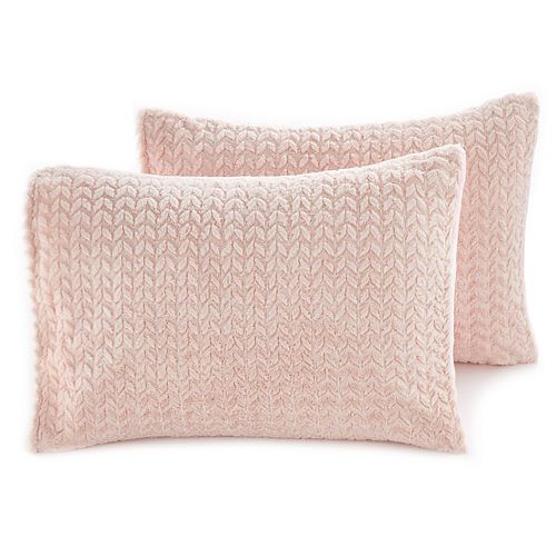 The Big One Sherpa Fleece 2 Pack Standard Pillow Covers