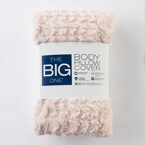 The Big One Knit Sherpa Fleece Body Pillow Cover