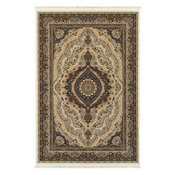 StyleHaven Mackenzie Sovereign Framed Floral Rug
