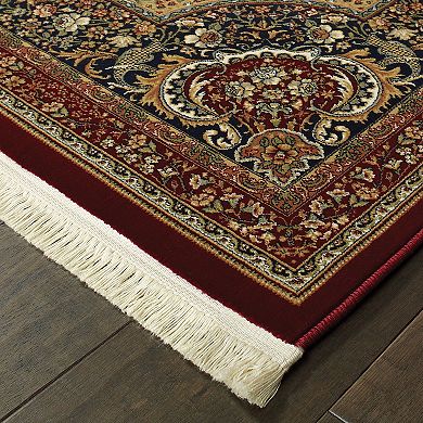 StyleHaven Mackenzie Esquire Framed Floral Rug