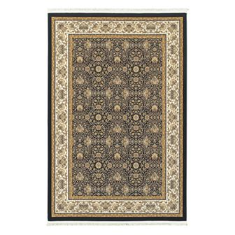 StyleHaven Mackenzie Vidame Framed Floral Rug