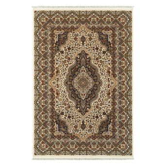 StyleHaven Mackenzie Sophistique Framed Floral Rug