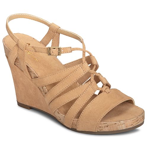 A2 By Aerosoles Poppy Plush Women S Wedge Sandals