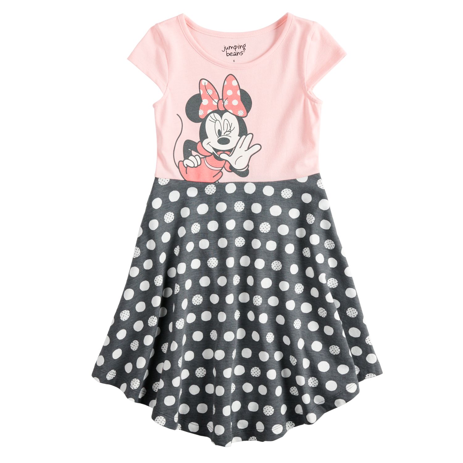 disney minnie mouse polka dot skater dress