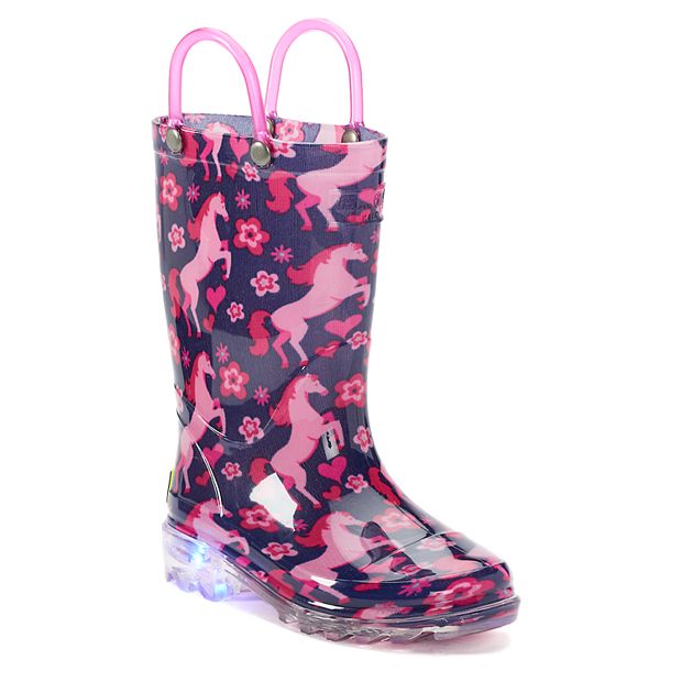 Kohls girls rain outlet boots