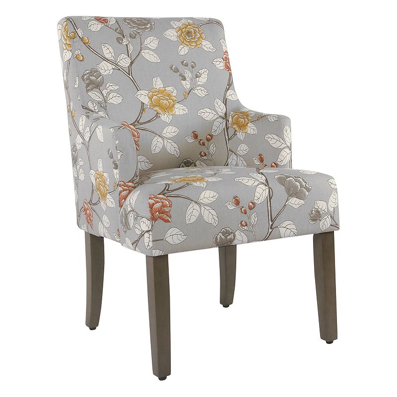 HomePop Meredith Dining Chair, Beig/Green