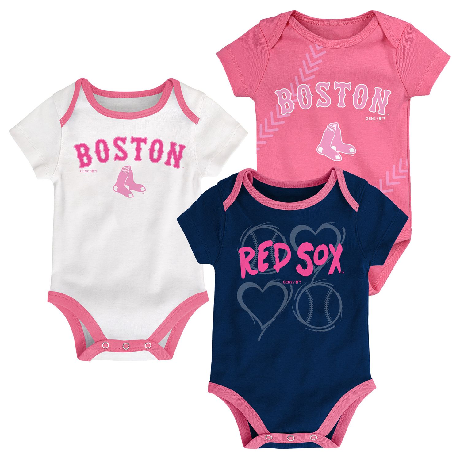 baby girl red sox outfit