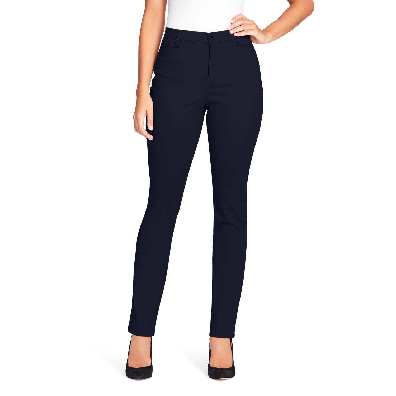 gloria vanderbilt all around slimming effect pull on pants