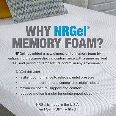 ComforPedic from BeautyRest 12-inch NRGel Memory Foam Mattress