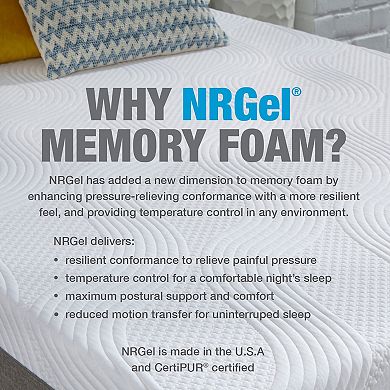 ComforPedic from BeautyRest 12-inch NRGel Memory Foam Mattress 