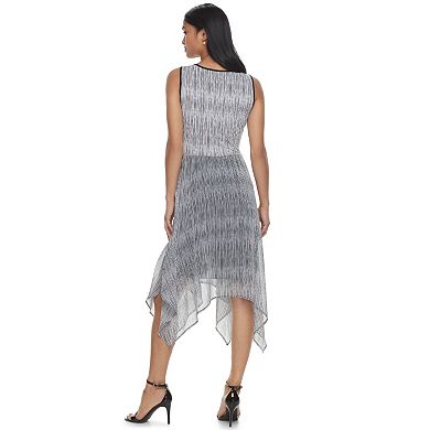 Women's ELLE™ Print Handkerchief Hem Tank Dress