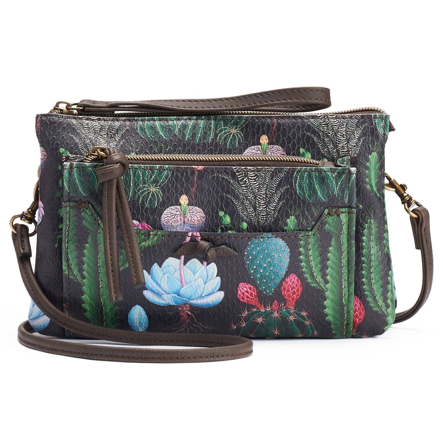 cactus cross body bag