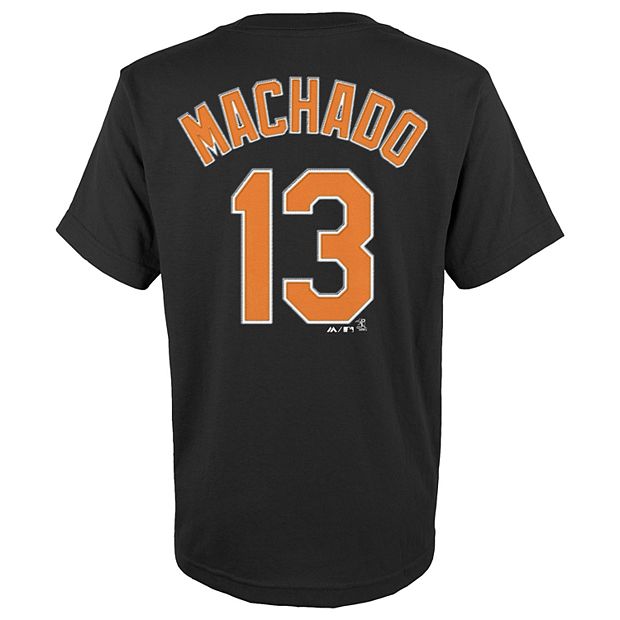 Boys 4-18 Baltimore Orioles Manny Machado Player Name and Number Tee