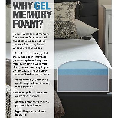 ComforPedic Loft from Beautyrest 10-inch Medium Firm Choose Your Comfort Gel Memory Foam Mattress