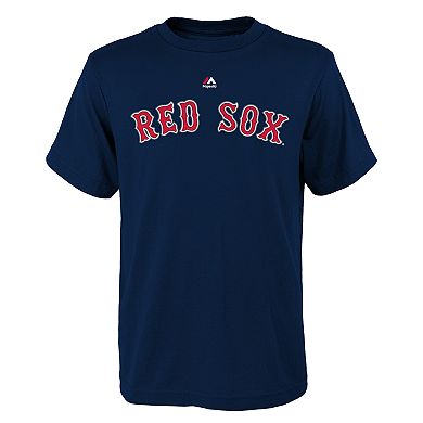 Boys 4-18 Majestic Boston Red Sox Mookie Betts Player Name and Number Tee