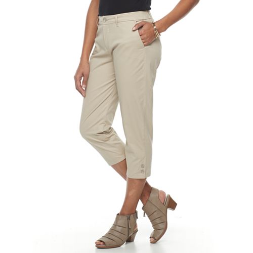 Women's Croft & Barrow® Effortless Stretch Twill Capri Pants