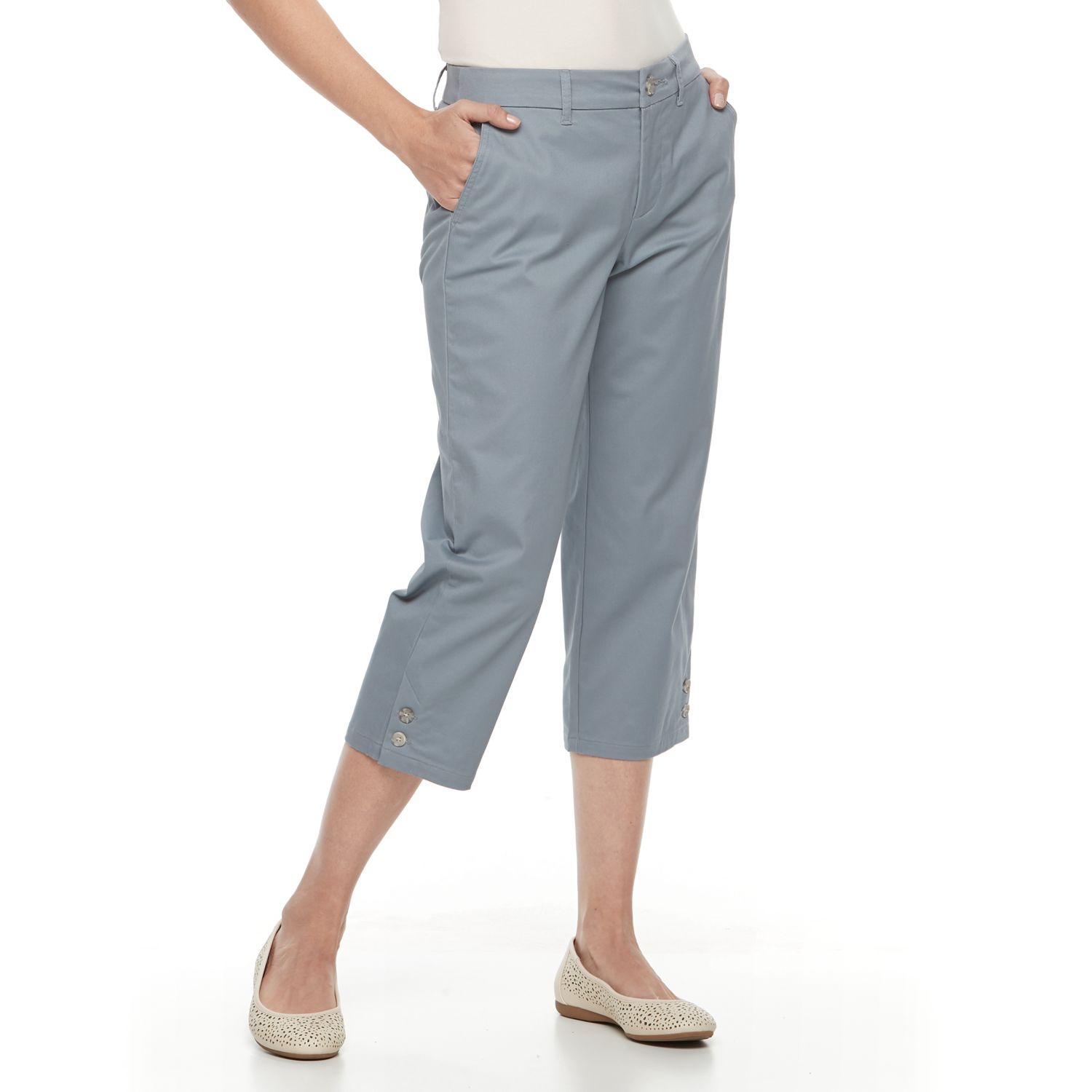 croft and barrow denim capris