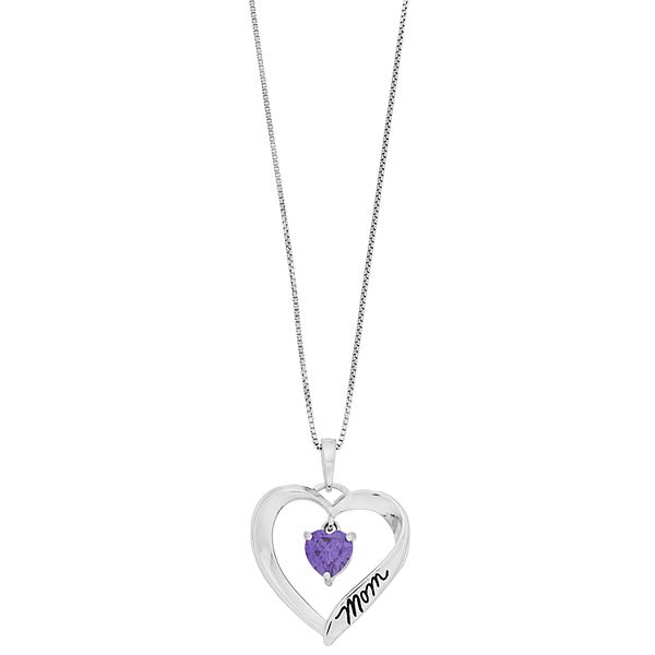 Sterling Silver CZ and Cracked Blue CZ Charm Pendant Sterling Silver CZ and Cracked Blue CZ Charm Pendant