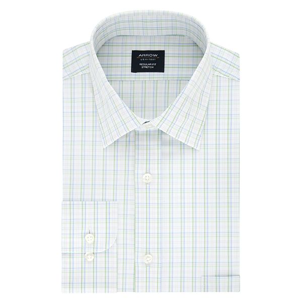 Men's Arrow Fitted Athletic Stretch Dress Shirt