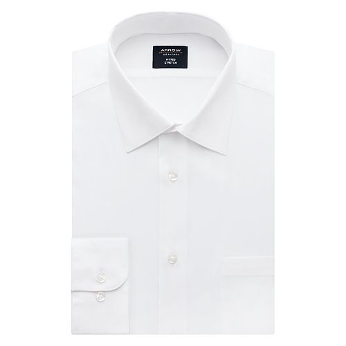 Men's Arrow Fitted Athletic Stretch Dress Shirt