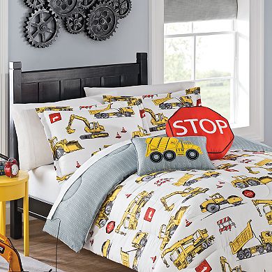 Waverly Kids Under Construction Reversible Comforter Set