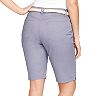 Women's Gloria Vanderbilt Jamie Belted Bermuda Jean Shorts