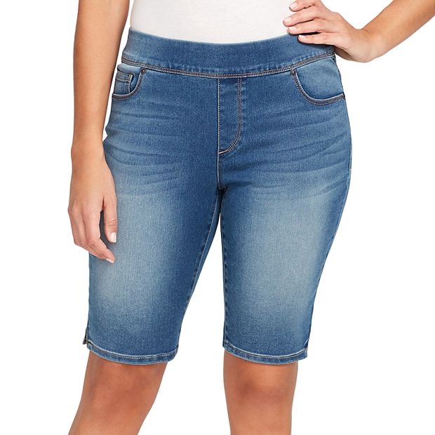 Women's Gloria Vanderbilt Avery Pull-On Bermuda Jean Shorts