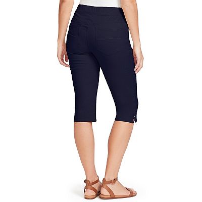 Women s Gloria Vanderbilt Avery Pull On Skimmer Capris