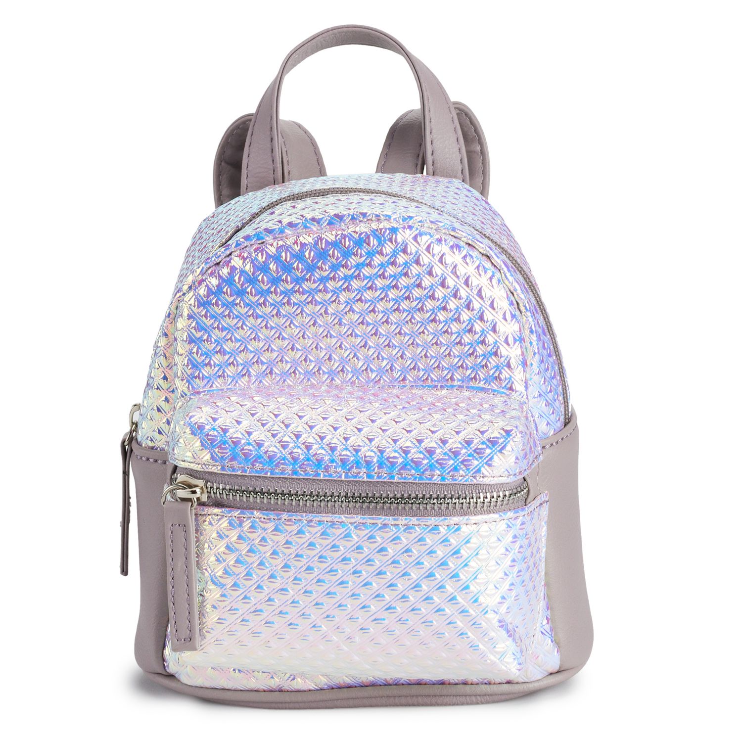 holographic mini backpack