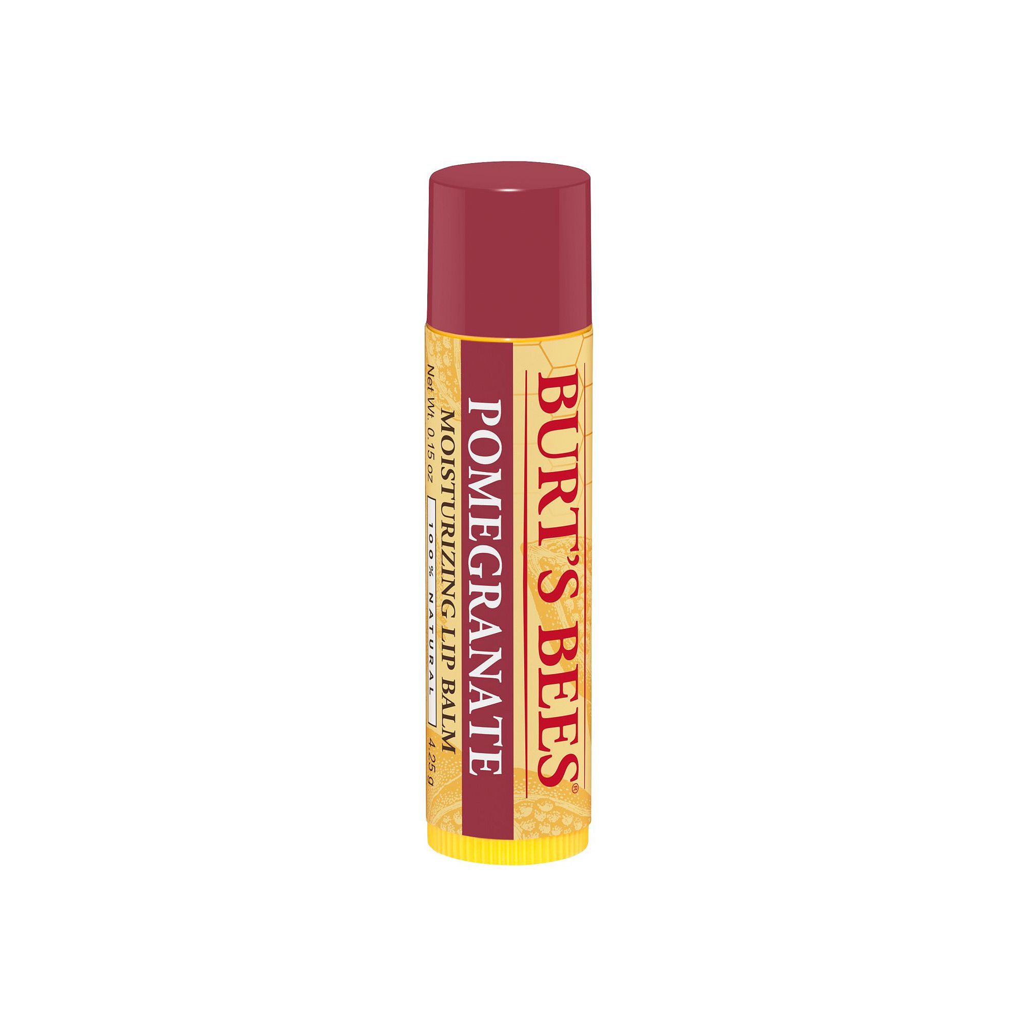 Burts Bees Pomegranate Lip Balm, Red