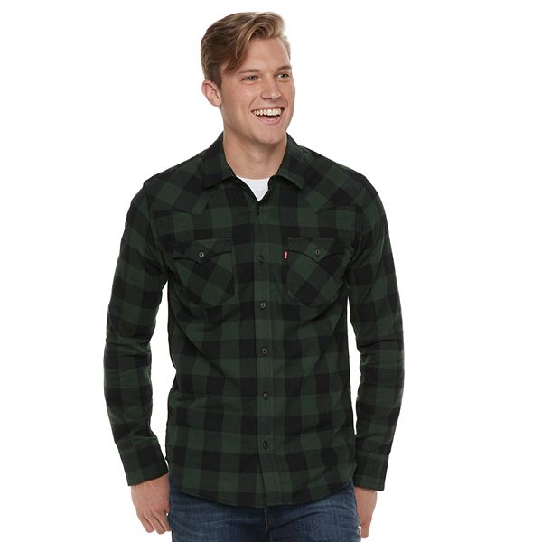 Men's Levi's Lassen Buffalo Plaid Button-Down Shirt