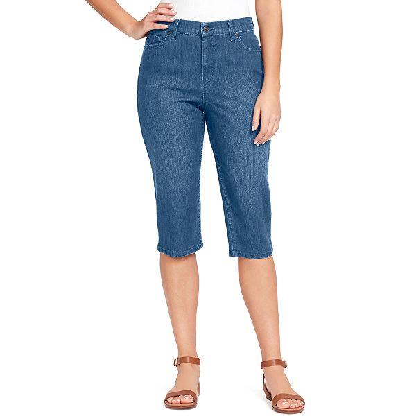 Gloria Vanderbilt Amanda Skimmer Denim Capri Jeans Women's 16