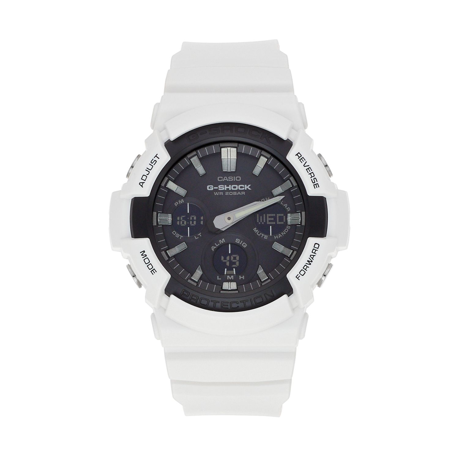 casio men's white watch