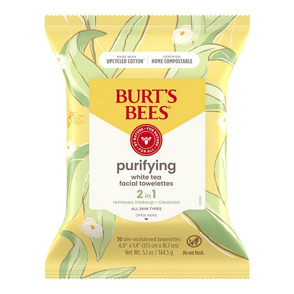 Burt's Bees Facial Towelettes - White Tea