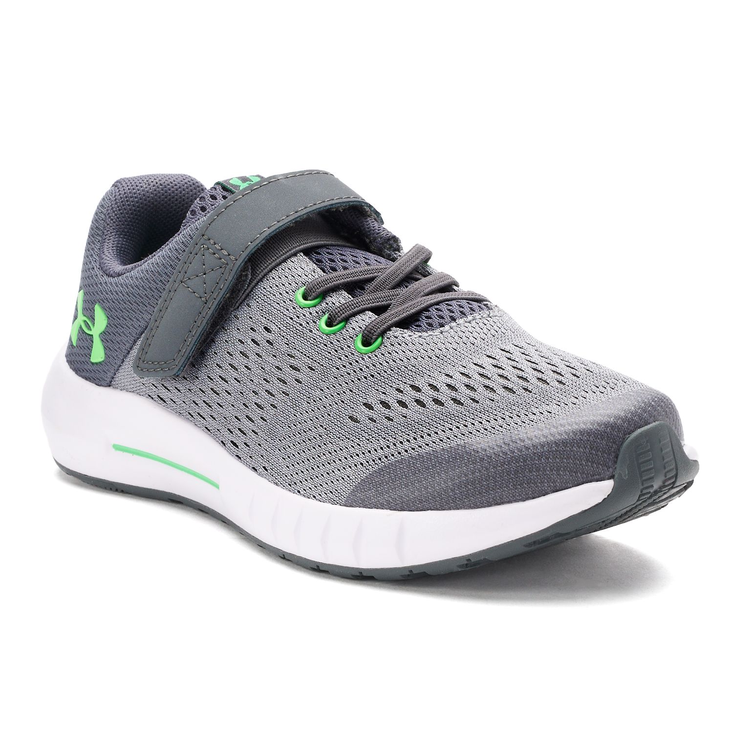 boys gray under armour shoes