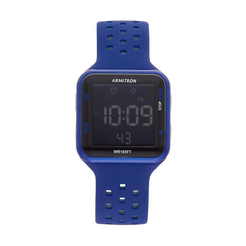 Armitron Digital Chronograph Sport Watch, Mens, Size: Medium, Blue