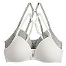Girls 7-16 SO® 2-pack Wire-Free Front Closure Racerback Bras
