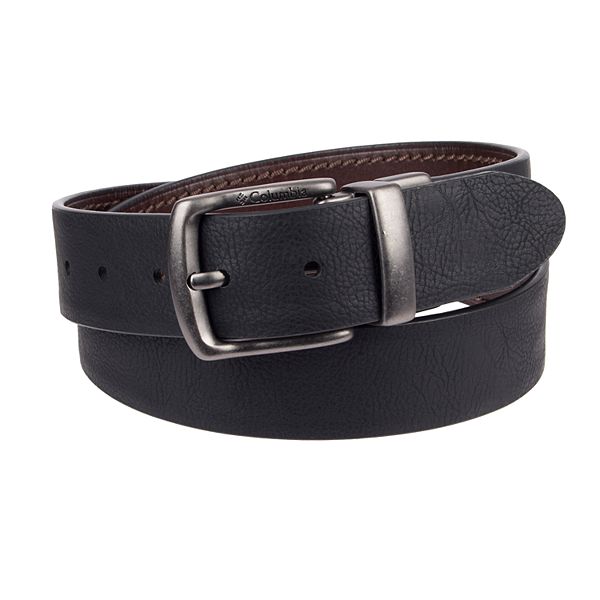 Men's Columbia Elevated Leather Reversible Casual Belt