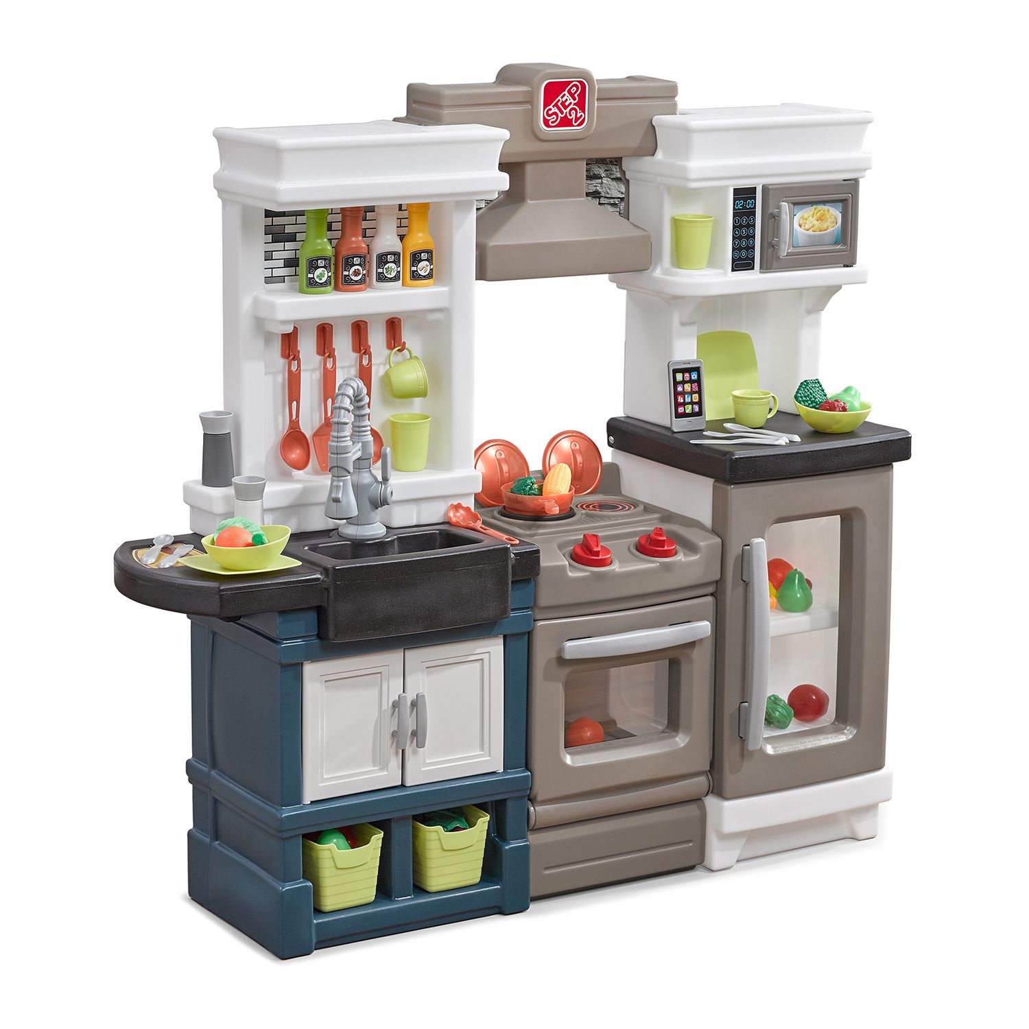 step2 elegant edge play kitchen playset