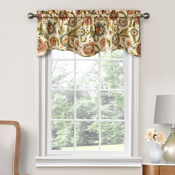 Decorative Mardin Floral Window Valance